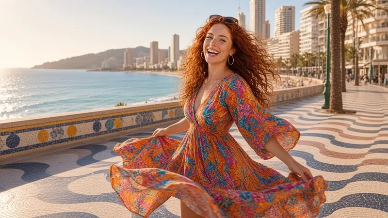 Brenda in Benidorm (poniente promenade).