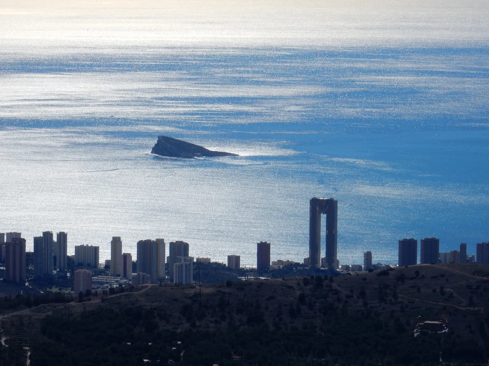 Benidorm Island at dawn