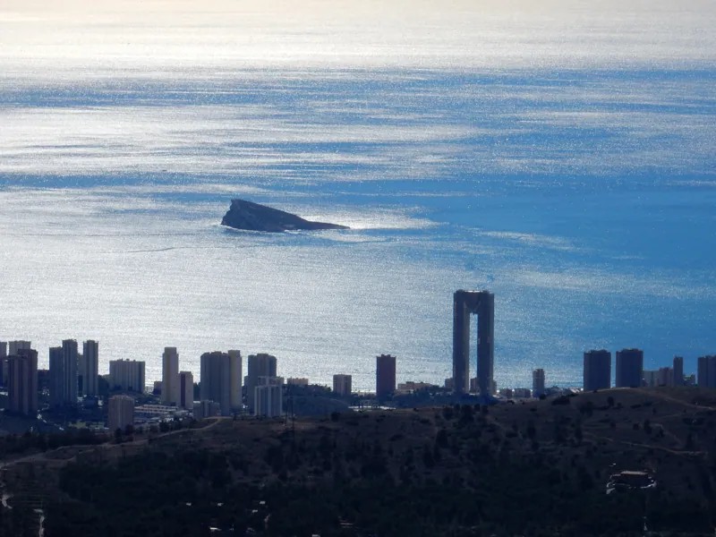 Benidorm Island at dawn