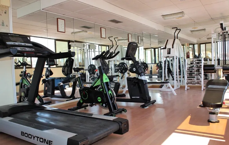 Hotel Avenida: Gym, Treadmills and bikes in the gym
