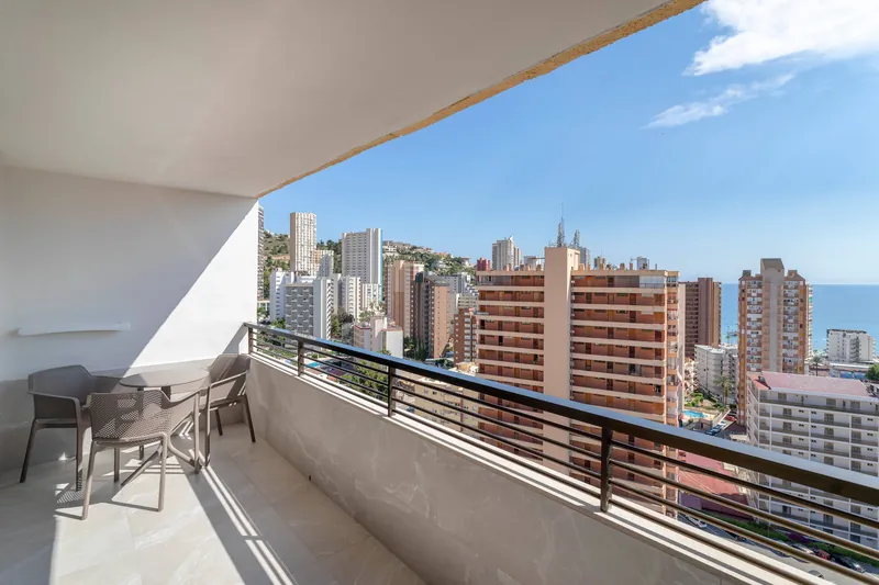 Halley Hotel: Balcony, Balcony view over Benidorm