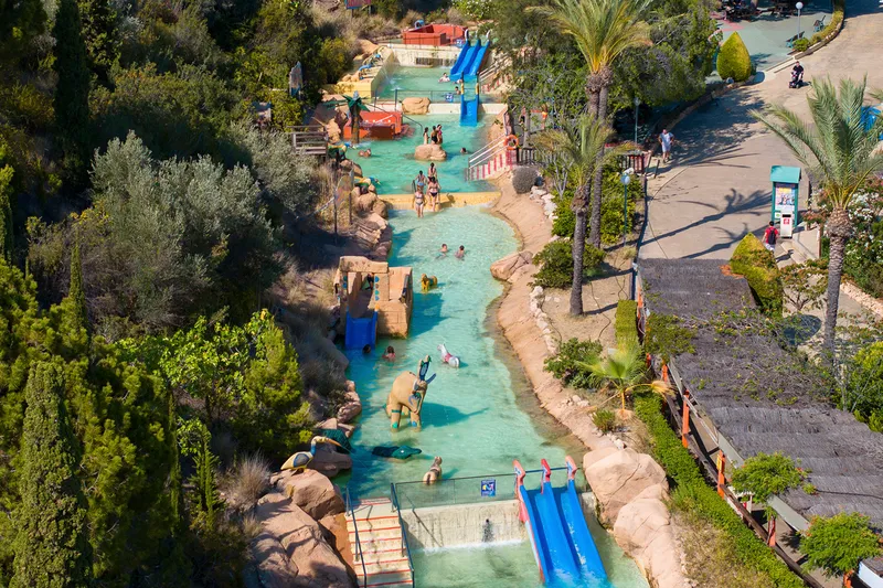 The river ride from above: A water ride in Egypt: you will get wet, bring a change of T-shirt