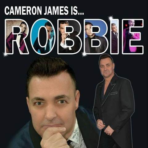 Robbie Williams by Cameron James flyer