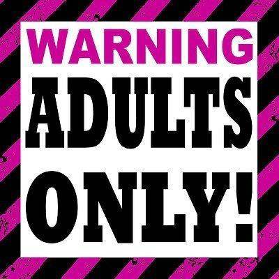 Adults only show flyer