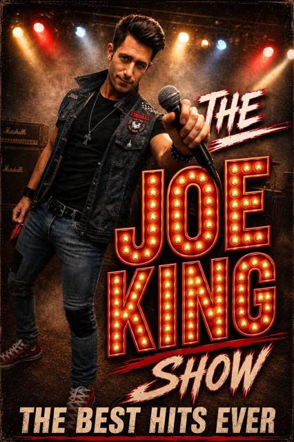Joe King with all your favourite classics: the act's own poster, The Red Lion 2 (Rincon)