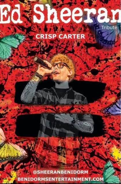 Ed Sheeran by Crisp Carter flyer