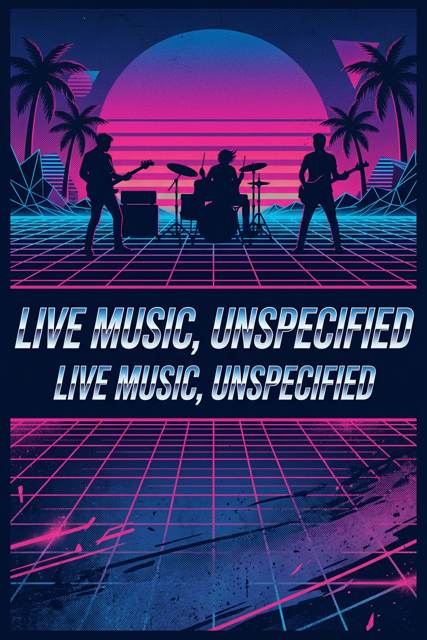 Live Music, unspecified flyer