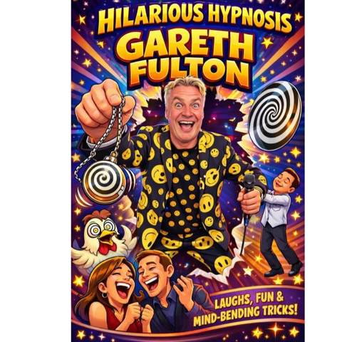 Gareth Fulton Comedy Hypnotist flyer