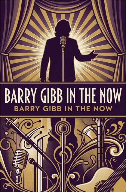 Barry Gibb in the now flyer