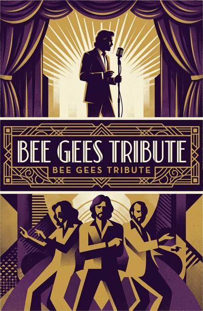 Bee Gees Tribute flyer