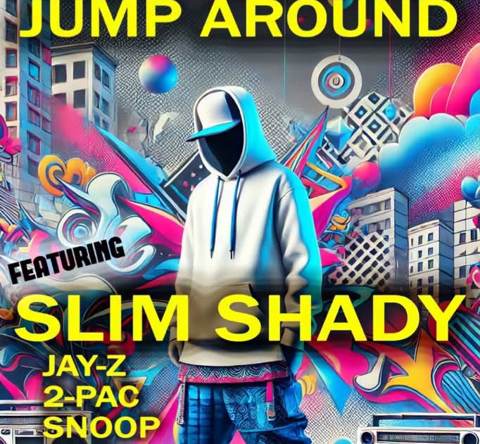 Jump Around ft Slim Shady and more flyer