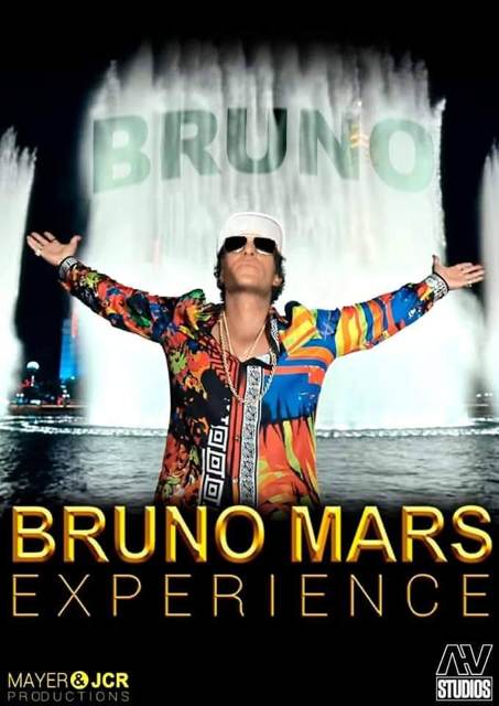 Bruno Mars Experience flyer