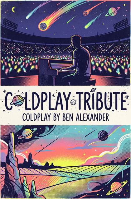 Coldplay by Ben Alexander flyer