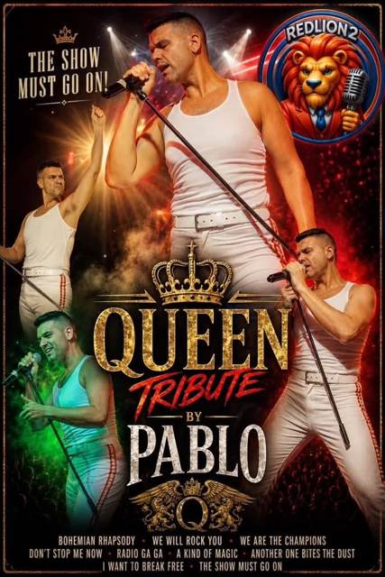 Pablo Aimi presents Queen Tribute flyer