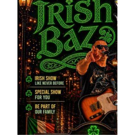 Irish Baz flyer