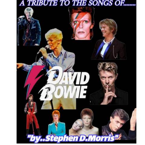 David Bowie by Stephen D Morris flyer