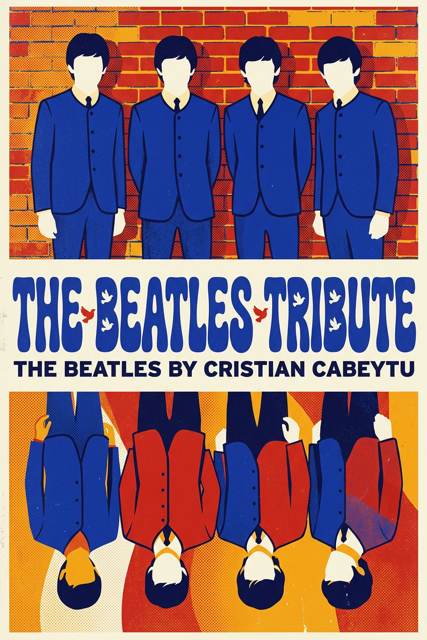 The Beatles by Cristian Cabeytu flyer