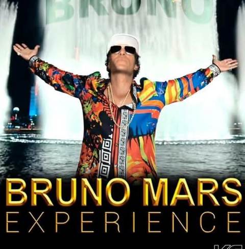 Bruno Mars Experience flyer