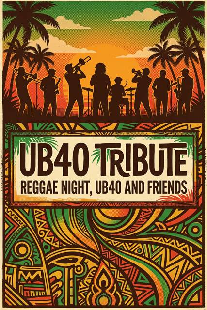 Reggae Night, UB40 and Friends flyer